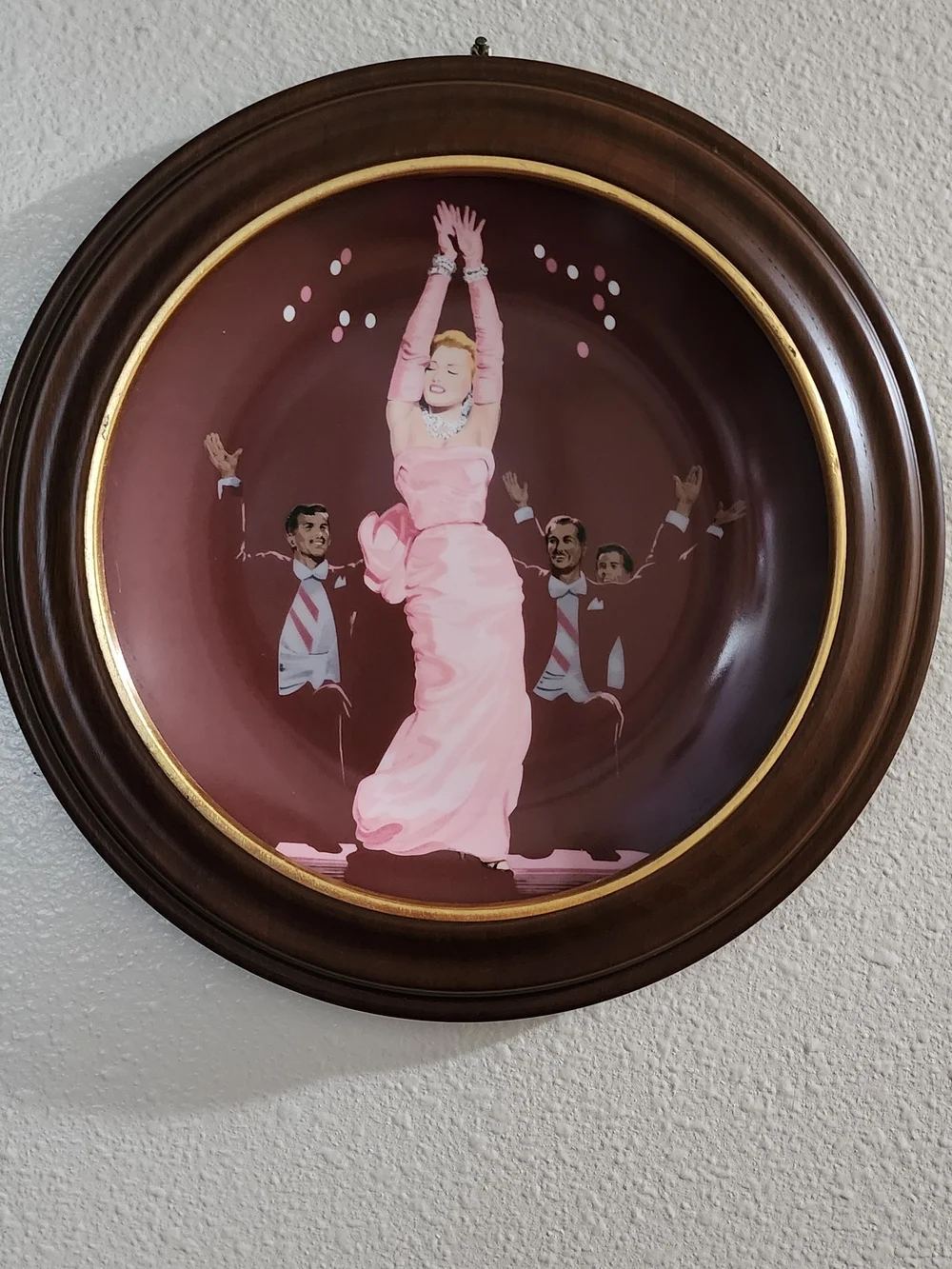 Marilyn Monroe Collectable Framed Plate